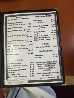 Menu photo 4 El Faro Riverside, IL Menu photo 4 El Faro Riverside, IL