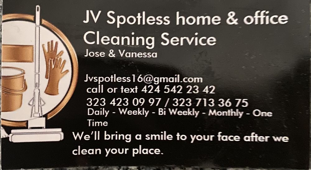 JV SPOTLESS HOME & OFFICE CLEANING SERVICE Los Angeles, California