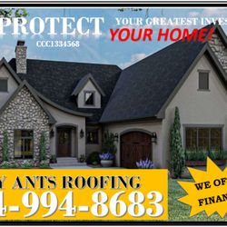 Army Ants Construction - PROTECT YOUR GREATEST INVESTMENT YOUR HOME!!! 904-894-6597
http//www.armyantsroofing.com