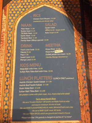 Menu photo 7 Karahi Boys Toronto, ON