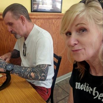 Hometown Pizza - Us getting ready to dig in! - Pizza Near Me - Tonopah, Nevada