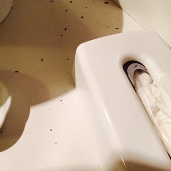 Humphreys Half Moon Inn - Sewage spill on the bathroom counter - San Diego, CA