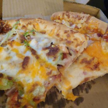 Hot House Pizza - BBQ chicken pizza and Hawaiian pizza slice. - Pizza Near Me - Victoria, British Columbia Hot House Pizza - BBQ chicken pizza and Hawaiian pizza slice. - Pizza Near Me - Victoria, British Columbia