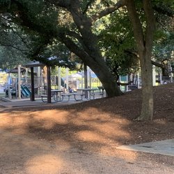 Rattan Creek Park - Rattan creek park trail, pool, jungle gym, and covered picnic tables