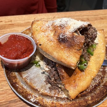 Mellow Mushroom Charlottesville - Steak Calzone - Pizza Near Me - Charlottesville, Virginia