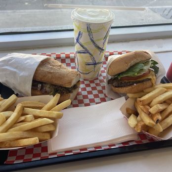 Charley's Burgers - Combo 11 philly cheesesteak & cheese burger - Burgers Near Me - Fontana, California Charley's Burgers - Combo 11 philly cheesesteak & cheese burger - Burgers Near Me - Fontana, California