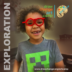 We love exploring our imagination at drawchange Art Camp!