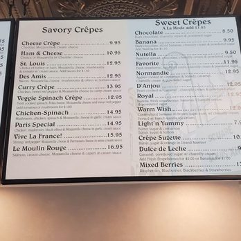Crepes De Paris - Menu board - Creperies Near Me - Los Angeles, California Crepes De Paris - Menu board - Creperies Near Me - Los Angeles, California