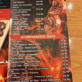 El Churrascaso - Menu - Steakhouses Near Me - Miramar, Florida