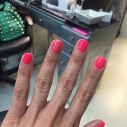 Barbie pink!!  it