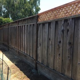 Fence repair is complete!