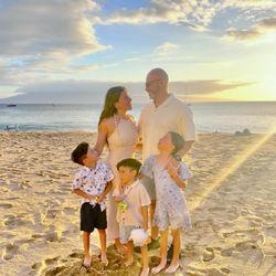 Aston at The Whaler on Kaanapali Beach - We took family photos, just with our phone, the background is so stunning you can frame them!