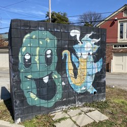 Pickle Dragon mural