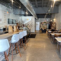 the interior of the restaurant