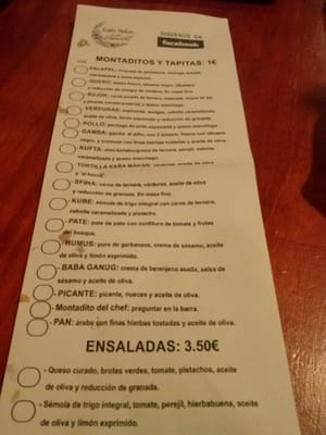Menu photo 3 Kaña Makan Valencia, V