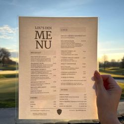 Hillview Country Club - Menu