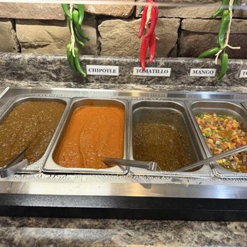 Puerto Nuevo - Salsa bar (1/2) - Mexican Near Me - Anderson, South Carolina