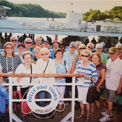 Legacy Tour & Travel - Our Lake Superior & Apostle Island group tour on a WI Dells sunset dinner cruise.
