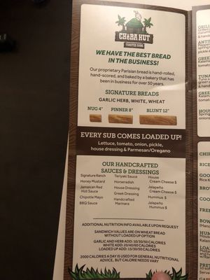 Menu photo 3 Cheba Hut Toasted Subs Eugene, OR
