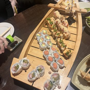 Sushi Bar - Tiger Roll Spicy Tuna Roll Celebration Roll Alaska Roll - Sushi Bars Near Me - Indianapolis, Indiana