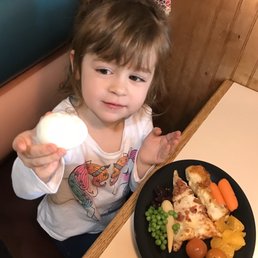 My toddler's plate, she enjoyed everything!