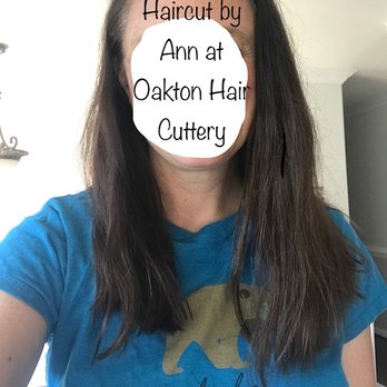Hair Cuttery - Ann was rushed, distracted, and  I'll let the picture speak for itself on the quality of job she did. - Hair Stylists Near Me - Oakton, Virginia