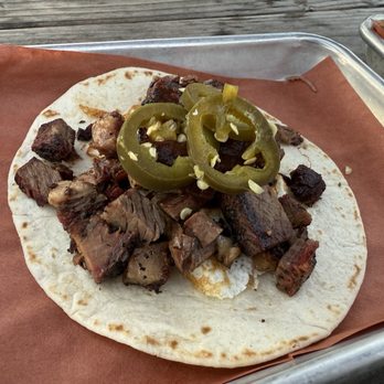 Canyons Barbeque - Brisket Breakfast Taco - Barbeque Near Me - Castro Valley, California