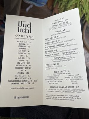 Menu photo 7 The Judith Cafe Cleveland, OH Menu photo 7 The Judith Cafe Cleveland, OH