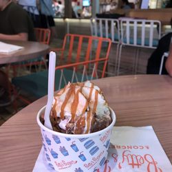 Betty's Burgers & Concrete - Almond toffee marshmallow concrete