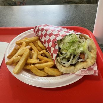 Jumbo Hamburgers - Gyro and French Fries - Burgers Near Me - Tulsa, Oklahoma