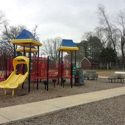 Optimist Park - Large play structure.