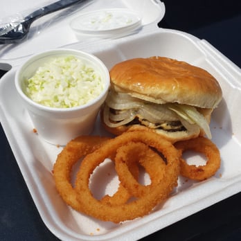 Cook Out - Cook Out Tray. Regular burger, onion rings and cole slaw. - Burgers Near Me - Frankfort, Kentucky Cook Out - Cook Out Tray. Regular burger, onion rings and cole slaw. - Burgers Near Me - Frankfort, Kentucky