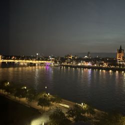 Hyatt Regency Cologne - Evening view from room 632