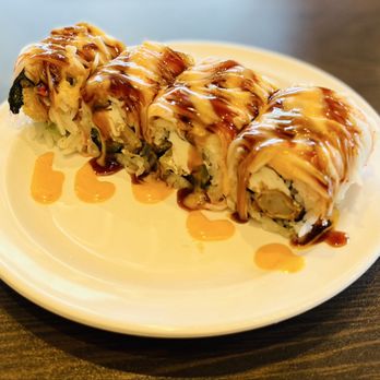 Mizu Sushi Ayce - Shaggydog roll. They say Asian people eat dog, yes we do, well this dog anyways - Sushi Bars Near Me - Pleasant Hill, California Mizu Sushi Ayce - Shaggydog roll. They say Asian people eat dog, yes we do, well this dog anyways - Sushi Bars Near Me - Pleasant Hill, California