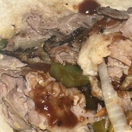 Horrible fried onions on a beef nah Horrible fried onions on a beef nah