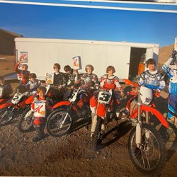 Carnegie State Vehicular Recreation Area - Vintage photo of youth riders at Carnegie