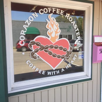 Corazon Coffee Roasters - Front Window - Coffee Roasteries Near Me - West Des Moines, Iowa