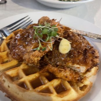 Salt 64 - Chicken and waffles - New American Near Me - Oak Island, North Carolina Salt 64 - Chicken and waffles - New American Near Me - Oak Island, North Carolina