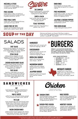 Menu photo 3 Mesquite Canyon Steakhouse Shamrock, TX Menu photo 3 Mesquite Canyon Steakhouse Shamrock, TX