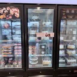 a display of a variety of pastries