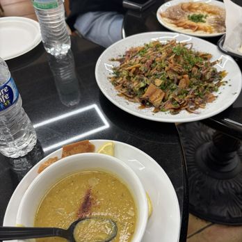 Cairo Gyro & Grill - The Lentil soup, baba ghanoush and hummus - Egyptian Near Me - Arlington, Texas Cairo Gyro & Grill - The Lentil soup, baba ghanoush and hummus - Egyptian Near Me - Arlington, Texas
