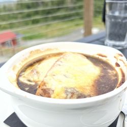 Raven's Perch Restaurant - French onion soup