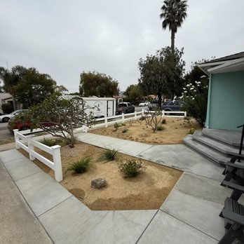 Keep It Clean Landscape - CONCRETE PATIO WITH DG SOFT-SCAPE - Landscaping Near Me