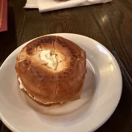 Bagel with cream cheese Bagel with cream cheese
