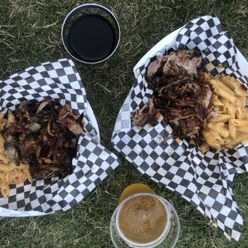 Oink N Moo - One Smoked chicken and one smoked pork, both super tender and with delicious 6 cheese mac & cheese - Food Trucks Near Me - Raleigh, North Carolina Oink N Moo - One Smoked chicken and one smoked pork, both super tender and with delicious 6 cheese mac & cheese - Food Trucks Near Me - Raleigh, North Carolina