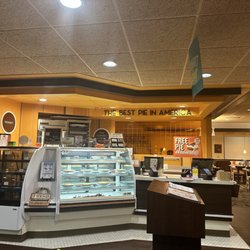 Village Inn - Inside restaurant. Free pie Wednesdays.