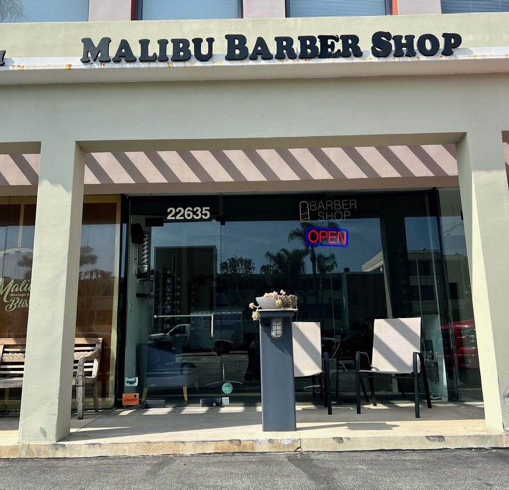 Malibu Barber Shop Logo