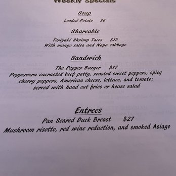 Tap & Vine - This was the specials menu. - Bars Near Me - Wallingford, Connecticut Tap & Vine - This was the specials menu. - Bars Near Me - Wallingford, Connecticut