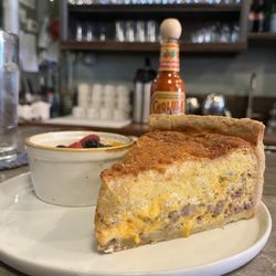 Room 39 - (Cheeseburger Jalapeño) Quiche of the Day