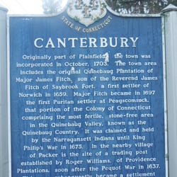 Canterbury Historical Marker